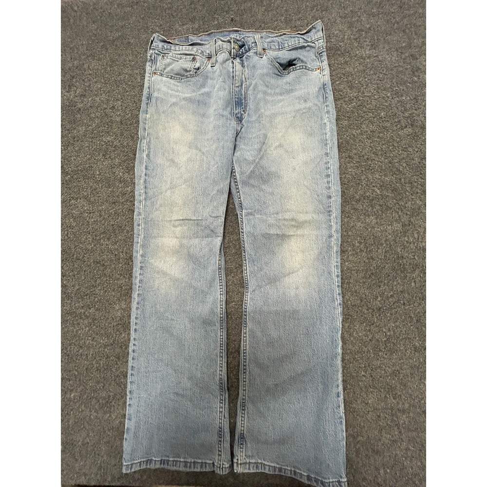 Levi's Jeans Mens Size 36x30 Blue 527 Slim Bootcut Light Wash Denim Casual Pants